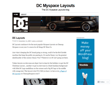 Tablet Screenshot of dcmyspacelayouts.wordpress.com