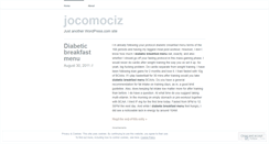 Desktop Screenshot of jocomociz.wordpress.com