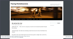 Desktop Screenshot of facinghomelessness.wordpress.com