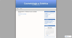 Desktop Screenshot of cosmetoestetica.wordpress.com