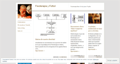 Desktop Screenshot of fisioterapiayfutbol.wordpress.com
