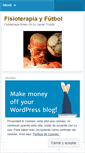 Mobile Screenshot of fisioterapiayfutbol.wordpress.com