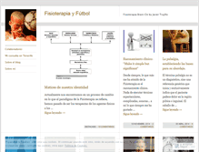 Tablet Screenshot of fisioterapiayfutbol.wordpress.com