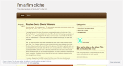 Desktop Screenshot of imafilmcliche.wordpress.com