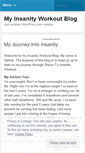 Mobile Screenshot of myinsanityblog.wordpress.com