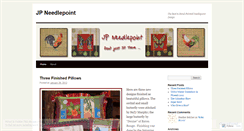 Desktop Screenshot of jpneedlepoint.wordpress.com
