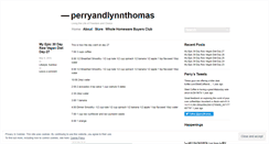 Desktop Screenshot of perryandlynnthomas.wordpress.com