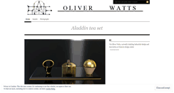 Desktop Screenshot of oliverwattsdesign.wordpress.com