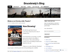 Tablet Screenshot of brucebrady.wordpress.com