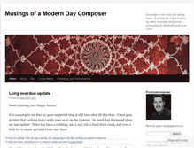 Tablet Screenshot of practicalcomposer.wordpress.com