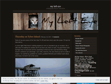Tablet Screenshot of mylefteye.wordpress.com