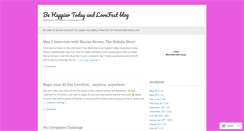 Desktop Screenshot of behappiertoday.wordpress.com