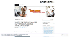 Desktop Screenshot of earnecash.wordpress.com