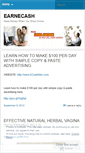 Mobile Screenshot of earnecash.wordpress.com