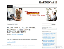 Tablet Screenshot of earnecash.wordpress.com