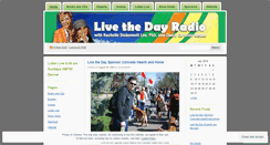 Desktop Screenshot of livethedayradio.wordpress.com