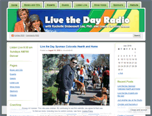 Tablet Screenshot of livethedayradio.wordpress.com