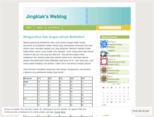 Tablet Screenshot of jingklak.wordpress.com