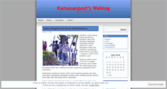 Desktop Screenshot of kamasanpost.wordpress.com