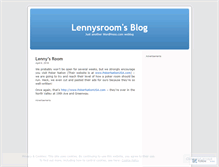 Tablet Screenshot of lennysroom.wordpress.com