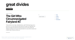 Desktop Screenshot of greatdivides.wordpress.com