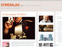Tablet Screenshot of efimeralias.wordpress.com