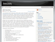 Tablet Screenshot of bouncethebox.wordpress.com