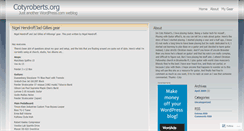 Desktop Screenshot of cotyroberts.wordpress.com