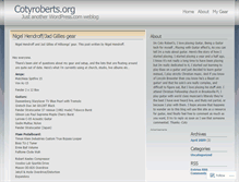 Tablet Screenshot of cotyroberts.wordpress.com