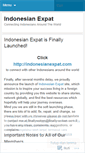 Mobile Screenshot of indonesianexpat.wordpress.com