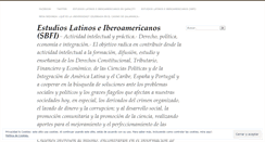 Desktop Screenshot of estudioslatinoseiberoamericanos.wordpress.com