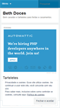 Mobile Screenshot of bethdoces.wordpress.com