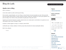 Tablet Screenshot of luderson.wordpress.com