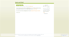 Desktop Screenshot of janierudi.wordpress.com