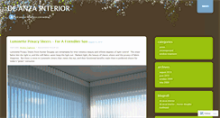 Desktop Screenshot of deanzainterior.wordpress.com