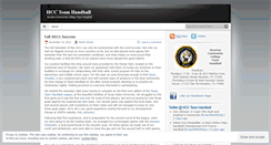 Desktop Screenshot of hccteamhandball.wordpress.com