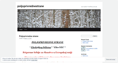 Desktop Screenshot of poljoprivrednestrane.wordpress.com