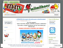 Tablet Screenshot of milmilhoes.wordpress.com