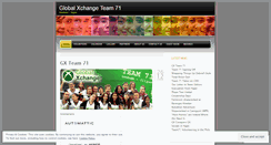 Desktop Screenshot of gxpteam71.wordpress.com