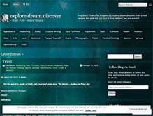 Tablet Screenshot of exploredreamdiscover79.wordpress.com