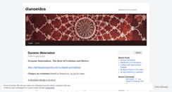 Desktop Screenshot of dianoeidos.wordpress.com