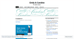 Desktop Screenshot of emilyocaroline.wordpress.com