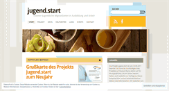 Desktop Screenshot of jugendstart.wordpress.com