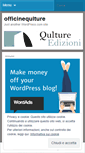 Mobile Screenshot of officinequlture.wordpress.com
