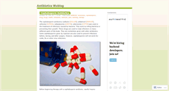 Desktop Screenshot of antibiotics.wordpress.com
