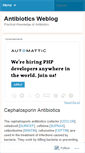 Mobile Screenshot of antibiotics.wordpress.com
