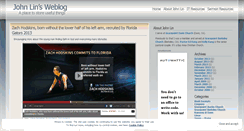 Desktop Screenshot of johnclin.wordpress.com