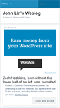 Mobile Screenshot of johnclin.wordpress.com