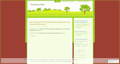 Desktop Screenshot of pinehurstpark.wordpress.com