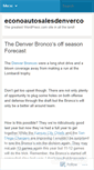 Mobile Screenshot of econoautosalesdenverco.wordpress.com